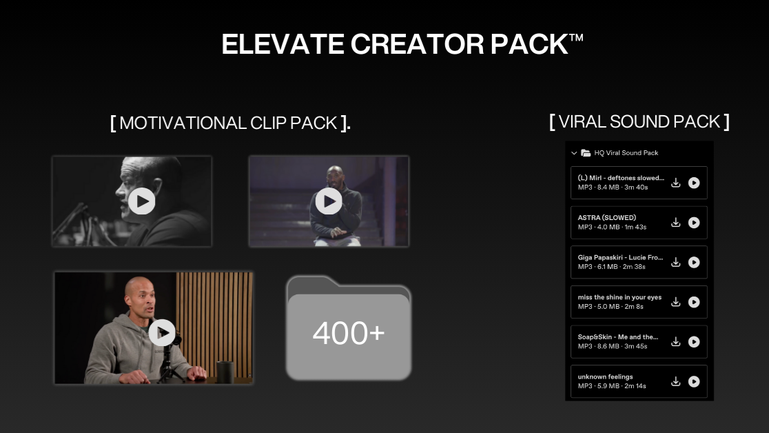 Elevate Creator Pack